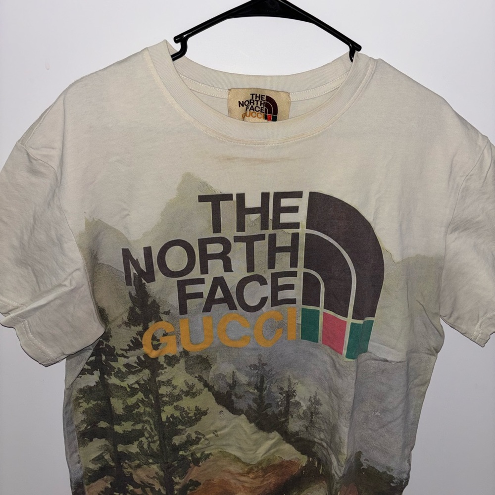 The North Face Cream Gucci Graphic Tee